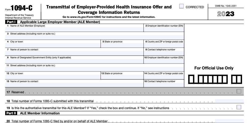 What’s the Difference Between Forms 1094 & 1095? 1 Form 1094-C